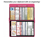  WhiteCoat Clipboard® - Pink Edición médica